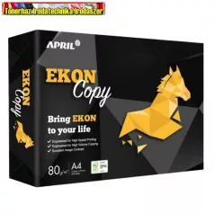   APRIL  Ekon Copy  fehér, famentes minőségi irodai papír  80gr A/4  500ív/cs (CIE 150) Made in Indonézia