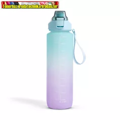   57219B Sport kulacs - 1L - opálos - kék-lila színátmenetes
