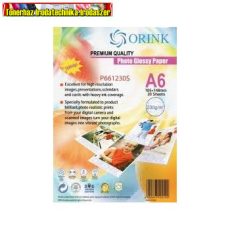 Orink Fotópapír Pp A6 (105x148mm) , S 230g. 20lap fényes  (P661230S20)