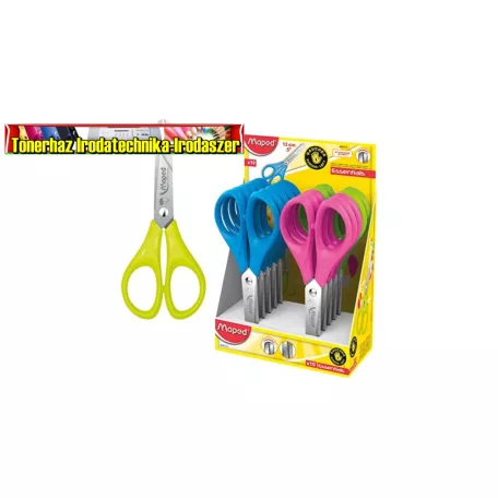 Maped Essentials 13cm-es balkezes olló, vegyes színekben