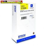 Epson T7554 eredeti  yellow tintapatron 4k/39ml 