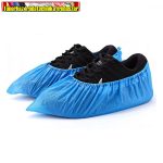   Egyszer használatos cipővédő 100 db/csomag erősített CPE kék (lábzsák)