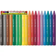   Zsírkréta, MAPED Color Peps Wax, 18 különböző szín (18db/cs)