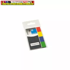   InfoNotes 5670-00 Jelölőcímke  20x50mm, 4 szín, 4x40 lap, transzparens, műanyag