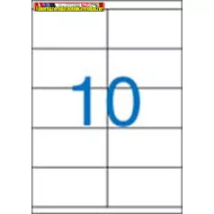   Etikett 105x57mm 10címke/lap 100lap/dob  (öntapadós címke)