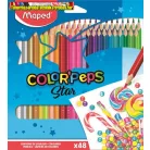 MAPED ColorPeps Színes ceruza készlet, háromszögletű,  48 különböző szín