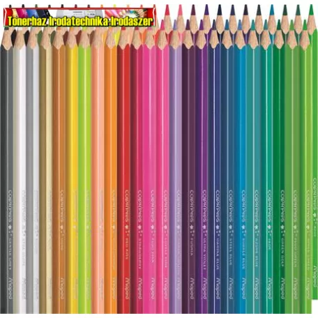 MAPED ColorPeps Színes ceruza készlet, háromszögletű,  48 különböző szín