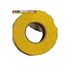 Árazószalag 25x12 mm narancs sárga