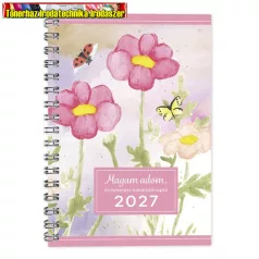   Határidőnapló Period A/5 heti önismereti pink 2027 (agenda)