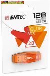 EMTEC C410 Color Pendrive, 128GB, USB 2.0,  narancssárga