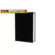 Oklevéltartó, A4, exkluzív, plüss, fekete
