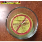 Szúnyogriasztó Citronella gyertya üvegpohárban  (szúnyogűző)