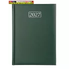 VICTORIA OFFICE Chrono határidőnapló, naptár, tervező, A5, napi,  zöld (2027 évi) (agenda)