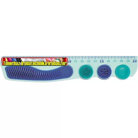 Vonalzó, műanyag, 20 cm, MAPED Kidy Learn Concentration