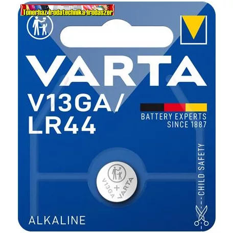VARTA Gombelem, V13GA/LR44/A76, 1 db, 
