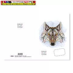 Füzetborító pd A/5 Totem - Farkas - (A5)