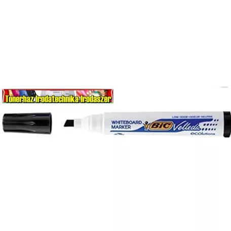BIC Velleda ecolutions  Flipchart- és táblamarker, 1,1-5,6 mm, vágott, fekete (táblafilc)