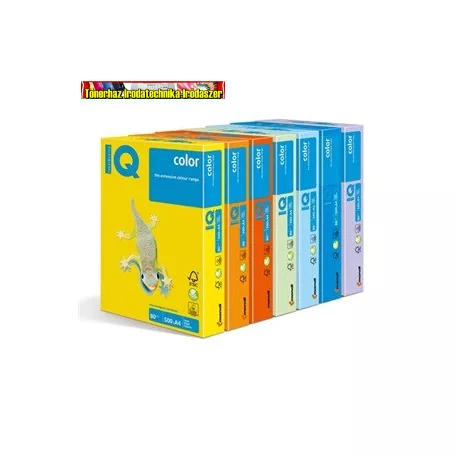 IQ Másolópapír, színes, A4, 80g.  500ív/csomag, intenzív színek