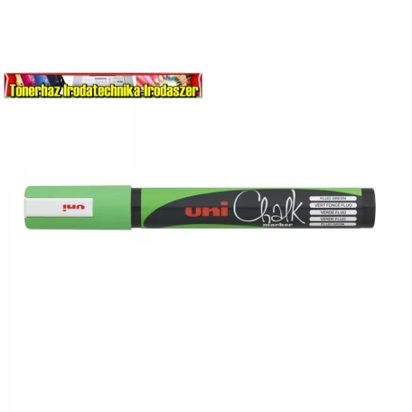 UNI PWE-5M Krétamarker, 1,8-2,5 mm, fluor zöld