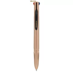    ZEBRA Smooth Golyóstoll, 0,37 mm, nyomógombos, négyszínű, rose gold