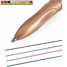    ZEBRA Smooth Golyóstoll, 0,37 mm, nyomógombos, négyszínű, rose gold
