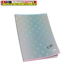   Füzet A4, 40 lap, kockás 80g. papír, glitteres Connect (A4) ( 87-40) (87-32) - BE SHINY -