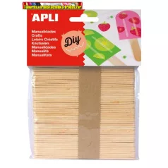 Pálcika, fa, APLI Creative natúr (50 db/csg) (spatula)