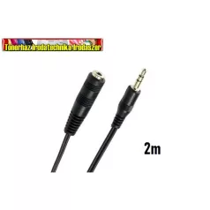 Audió kábel 3.5mm jack hosszabbító 2m 50431 