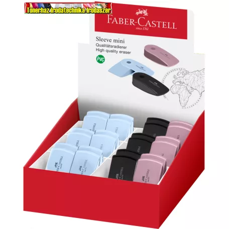 Faber-Castell  Radír Sleeve mini  182477 pasztell műa.tartóban