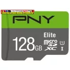 PNY 128GB microSDXC Elite Class 10 UHS-I V10 A1 + adapterrel (memóriakártya)