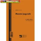 Mosási jegyzék 50x2 lapos tömb A/5 álló C.3410-109/V