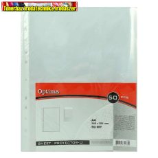 Optima  Genotherm lefűzhető  XL( 240x305mm) A/4+ víztiszta felület, 90 mikron 50db/csomag