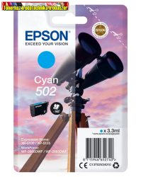 EPSON T02V2 (502) TINTAPATRON CYAN 3,3ML (EREDETI)