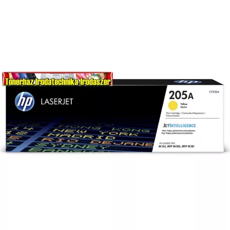 HP 205A CF532A yellow eredeti toner 0,9K