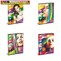   OPTIMUM A4 52 lapos vonalas füzet A/4 "POP" (81-52,81-32) 