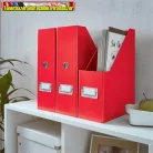  LEITZ Click&Store Iratpapucs, PP/karton, 95 mm, piros