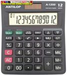   Antilop A-1200 asztali számológép 12 számjegy nagy, döntött kijelző (A1200)