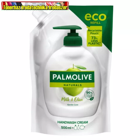 Palmolive Folyékony szappan utántöltő Naturals Milk & Olive, 500 ml