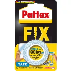   HENKEL Pattex Fix 80 kg Ragasztószalag, kétoldalas, 19 mm x 1,5 m, kék