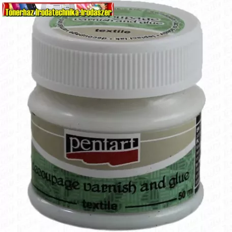 PENTART TEXTIL DECOUPAGE RAGASZTÓ ÉS LAKK 50 ML