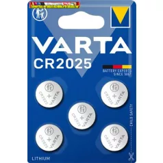 Varta CR2025 gombelem (5db-os kiszerelés) DB-ÁR