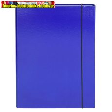 Füzetbox OPTIMA A/4 3 cm-es gerinccel sötét kék
