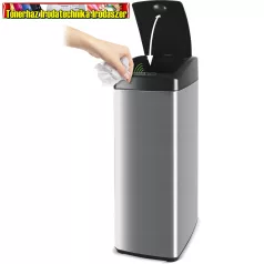   LAMART SZENZOROS ROZSDAMENTES HULLADÉK KOSÁR 45L (SZEMETES) LT8049