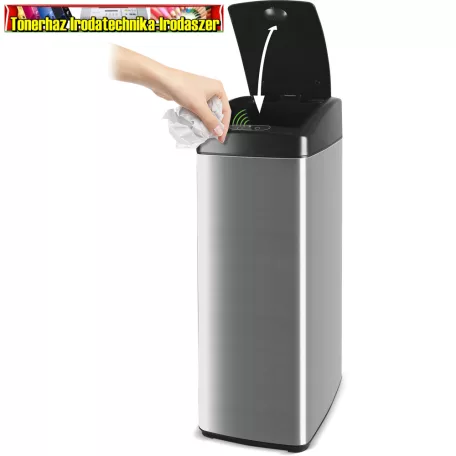 LAMART SZENZOROS ROZSDAMENTES HULLADÉK KOSÁR 45L (SZEMETES) LT8049