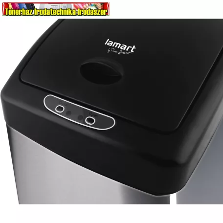 LAMART SZENZOROS ROZSDAMENTES HULLADÉK KOSÁR 45L (SZEMETES) LT8049