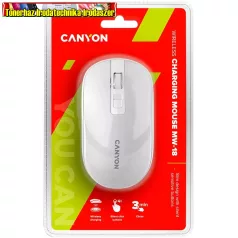  Canyon MW-18  vezeték nélküli ( wireless) újratölthető optikai egér fehér