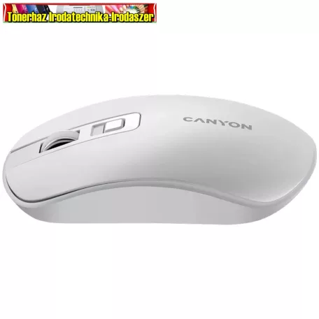 Canyon MW-18  vezeték nélküli ( wireless) újratölthető optikai egér fehér