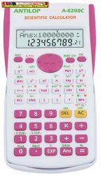 ANTILOP A-8200C SZÁMOLÓGÉP TUDOMÁNYOS 240 FUNKCIÓS,PINK