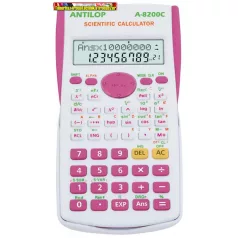 ANTILOP A-8200C SZÁMOLÓGÉP TUDOMÁNYOS 240 FUNKCIÓS,PINK