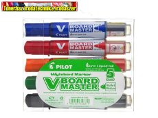 PILOT V-Board Master Táblamarker készlet, 2,3 mm, kúpos, , 5 különböző szín (WBMAVBM-M-S5BG)